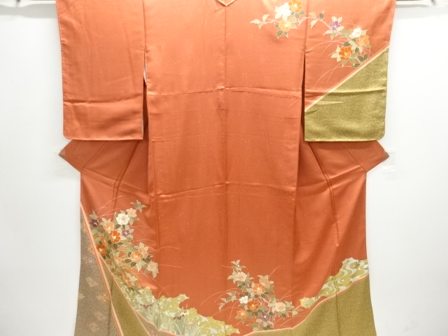 JAPANESE KIMONO / HOMONGI / UNUSED / CAMELLIA